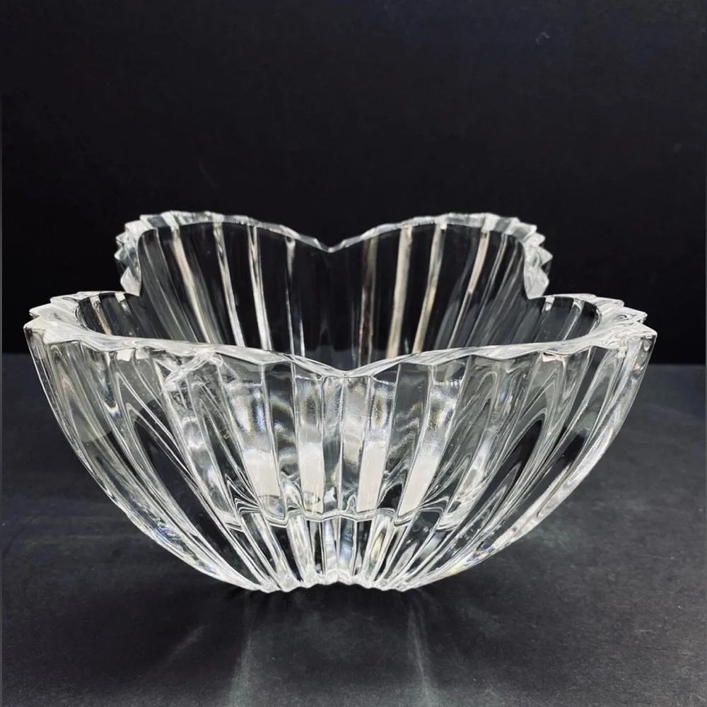Vintage Crystal Glassware Mikasa Lydia Tulip Dish Elegant Home Decor Clear Glass - Picture 6 of 12